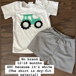 • SOLD • Tractor Shorts/T-Shirt Set